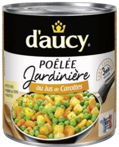 Legumes salteados ao molho de cenoura 290g