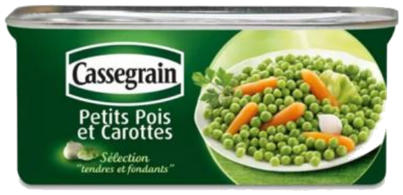 Ervilhas e cenouras 130g