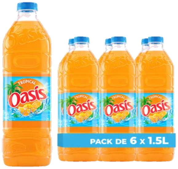 Oasis Tropical Pack 6x1.5L