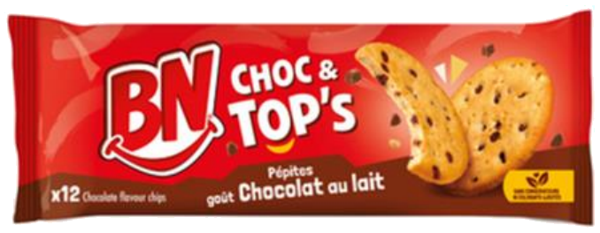 Bolachas Choc Tops com pepitas de chocolate x12 178g