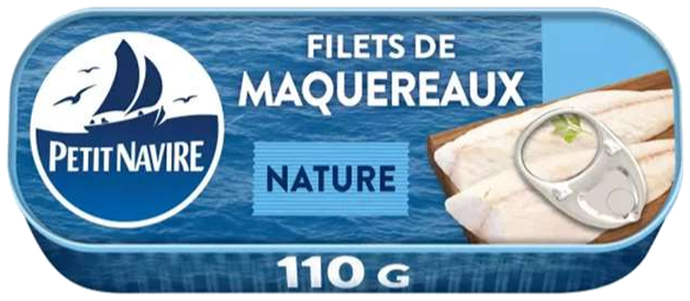 Filetes de cavala ao natural 110g