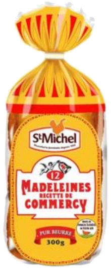 Madalenas receita de Commercy 300g