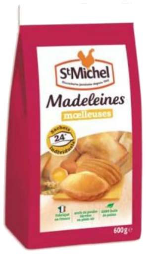 Madalenas macias x24 600g