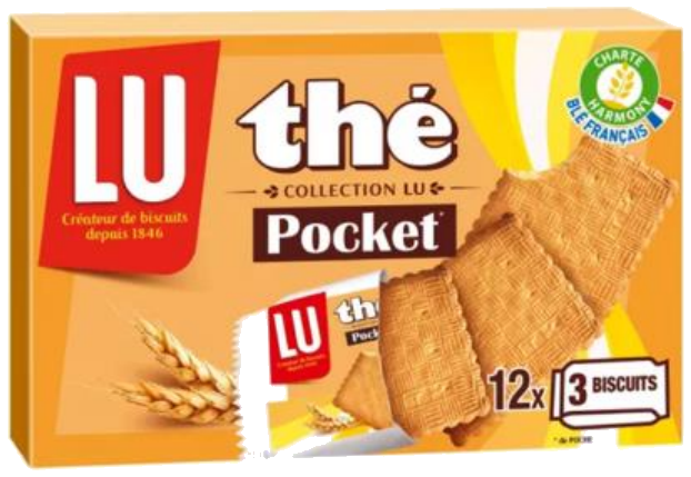 Bolachas Thé Pocket x12 264g