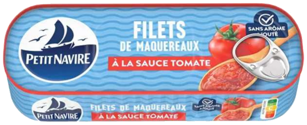 Filetes de cavala em molho de tomate 169g