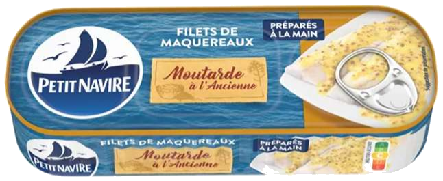 Filetes de cavala em molho de mostarda 169g