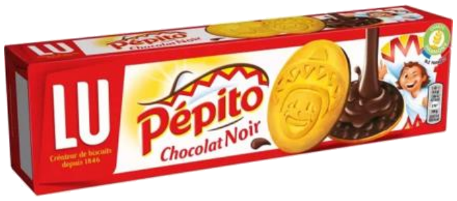 Bolachas Pépito chocolate negro 192g