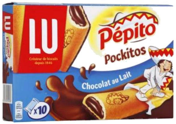 Pépito Pockitos chocolate de leite x10 295g