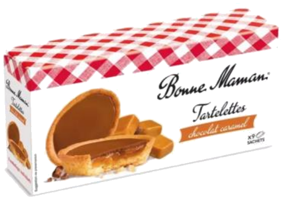 Tartelettes de chocolate e caramelo x9 135g