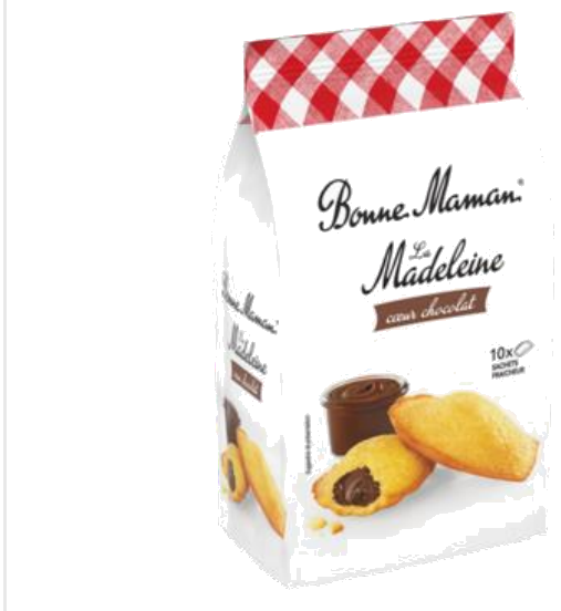 Madalenas com recheio de chocolate x10 300g