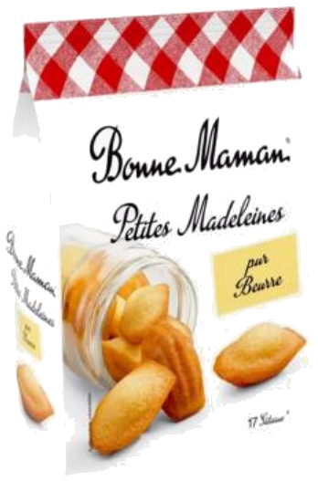 Mini madalenas de manteiga sem óleo de palma x10 235g
