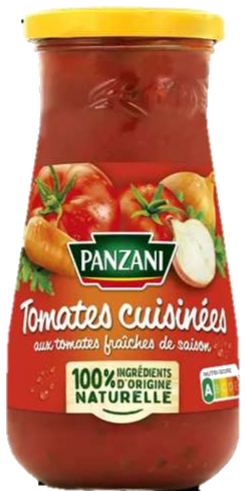Molho de Tomate Cozinhado com Tomates Frescos 425g