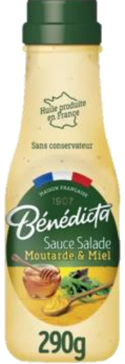 Molho para Salada com Mostarda e Mel 290g
