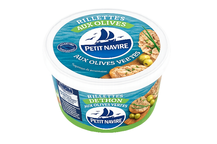 Rillettes de atum com azeitonas verdes 125g