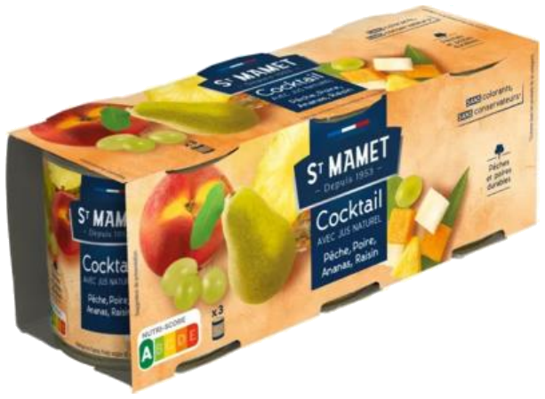 Salada de frutas 3x125g