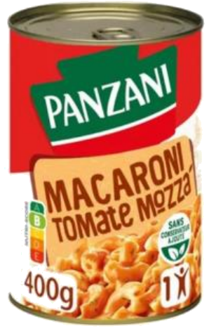 Macarrão com tomate e mozarela 400g