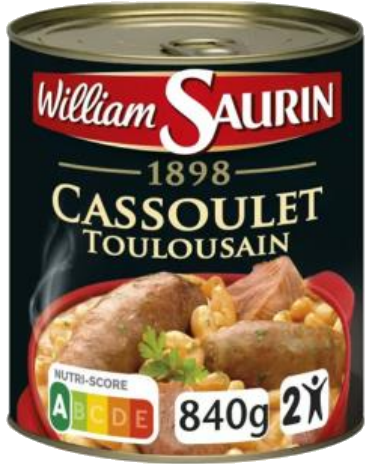 Cassoulet à moda de Toulouse 840g