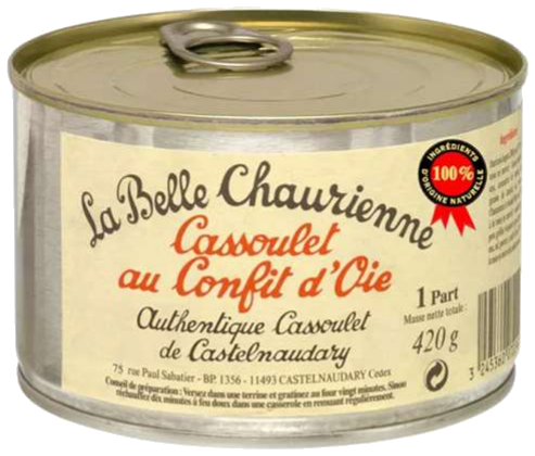 Cassoulet de confit de ganso 420g