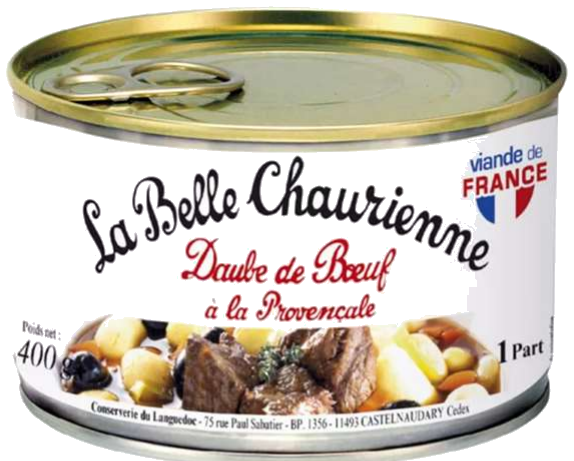 Cozido de carne bovina à provençal 400g
